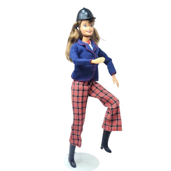 1997 Vintage Poseable Horse Riding Club Barbie #19268 ReDressed - Picture 1 of 10